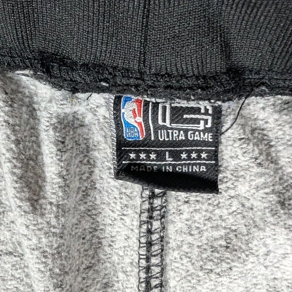 Ultra Game NBA Dallas Mavericks Kids Gray Jogger Sweatpants Heather Gray L‎
